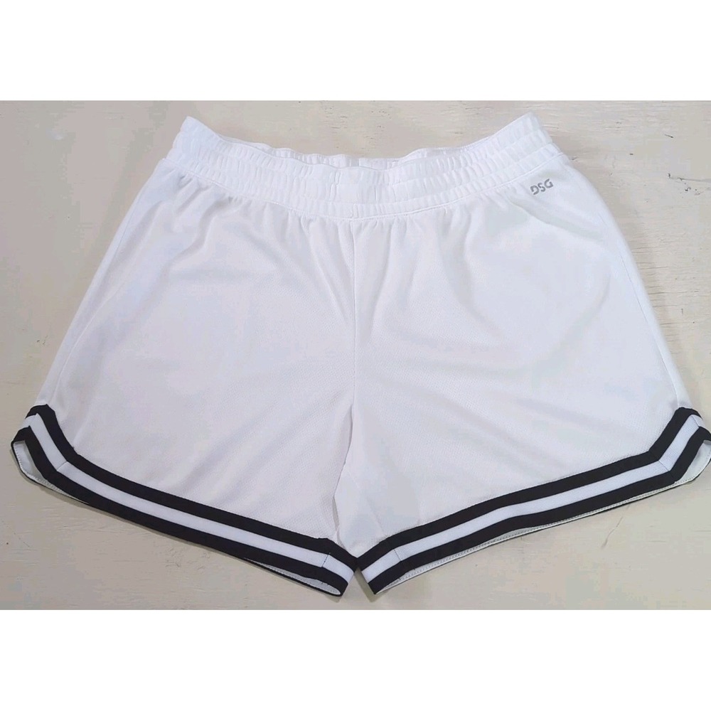 DSG Women's All Sport Performance Mid-Rise Shorts SIZE S White EUC